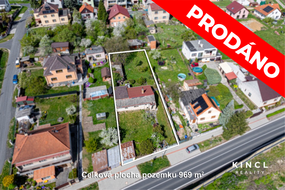 Prodej pozemku 969 m2, Poříčany – PRODÁNO